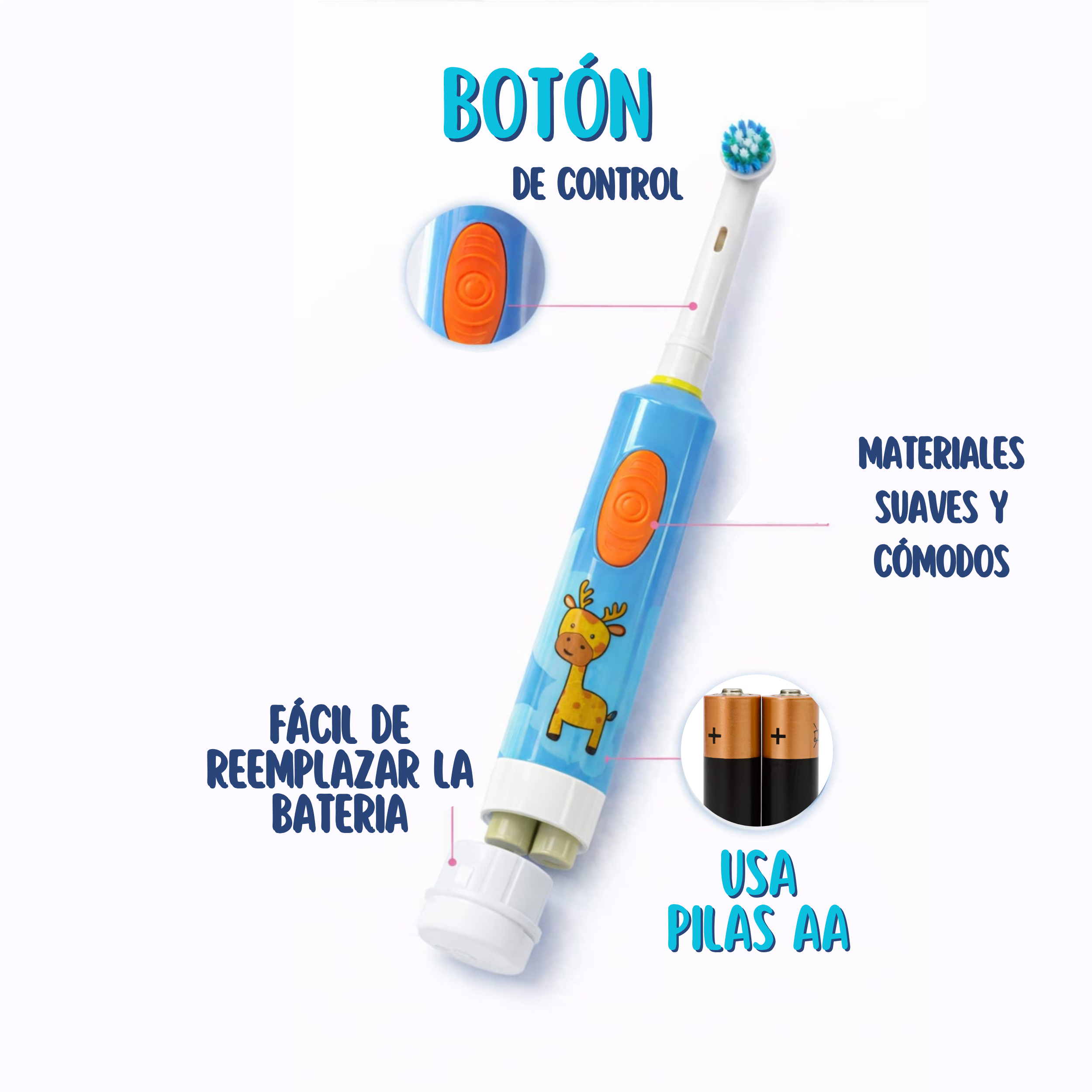 cepillo dental eléctrico para niños cepillo dental eléctrico para niños