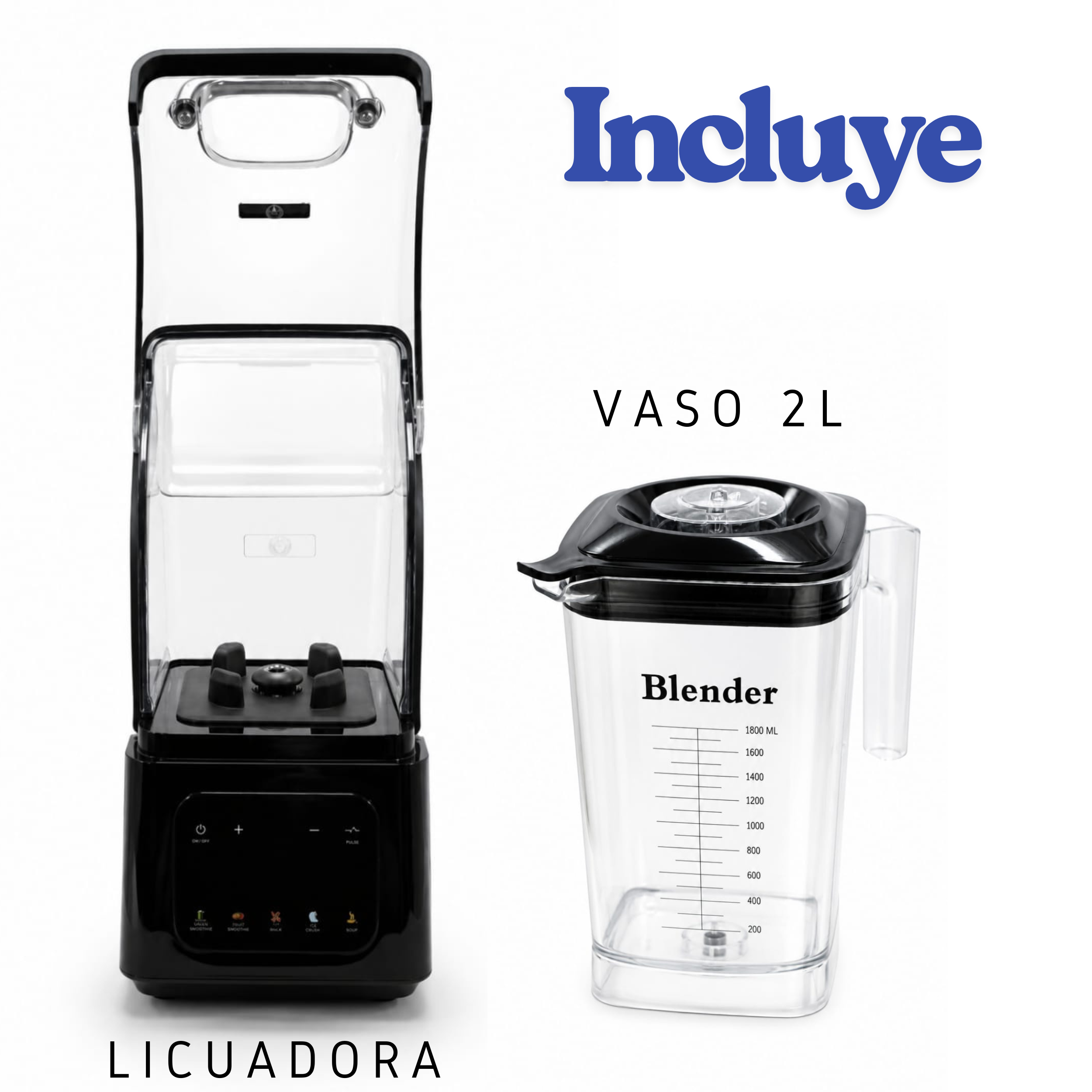 licuadora pro con tapa antiruido licuadora pro con tapa antiruido