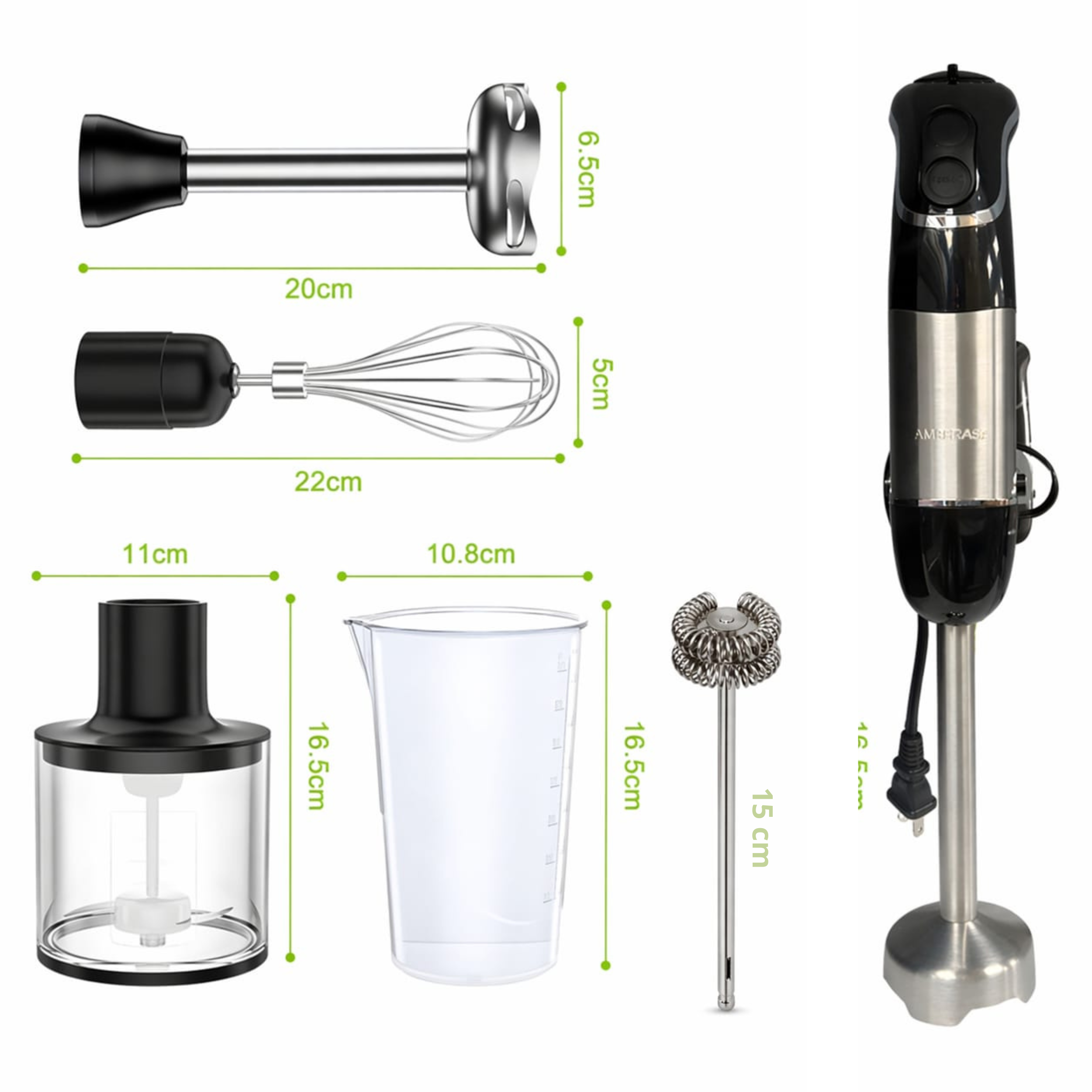 amarcasa set de batidora manual de inmersión eléctrica multifuncional para cocina amarcasa set de batidora manual de inmersión eléctrica multifuncional para cocina